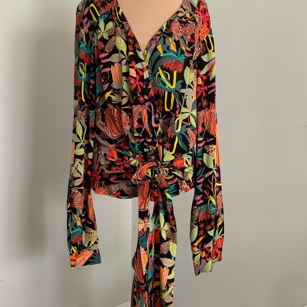 Anthropologie Michelle Morin Wrap Blouse
